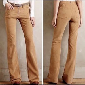 Anthropologie Pilcro Stet Corduroy Flare Pants